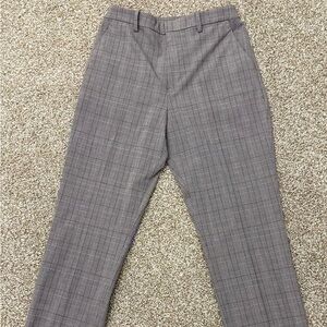 Uniqlo Women’s Gray Plaid Dress Pants Size S